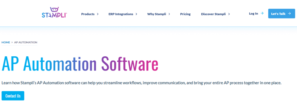 Stampli AP Automation Software