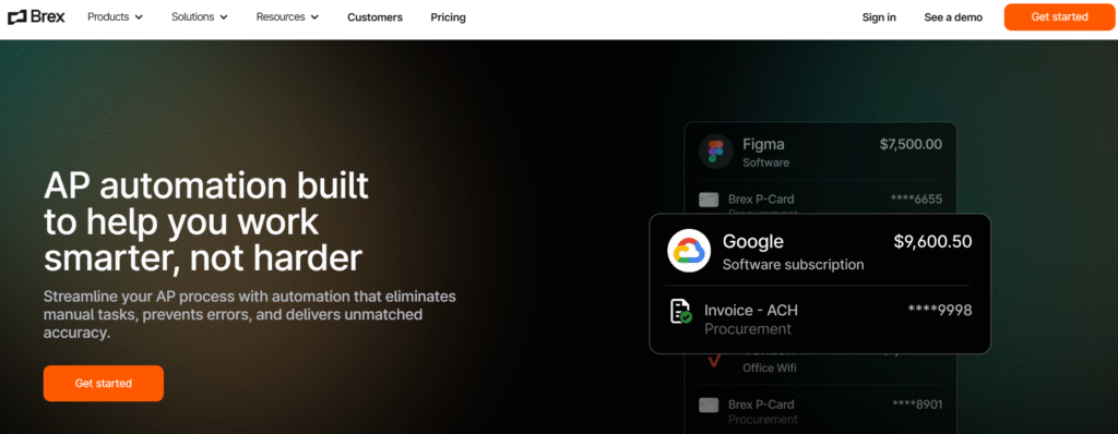 Brex Accounts Payable Software