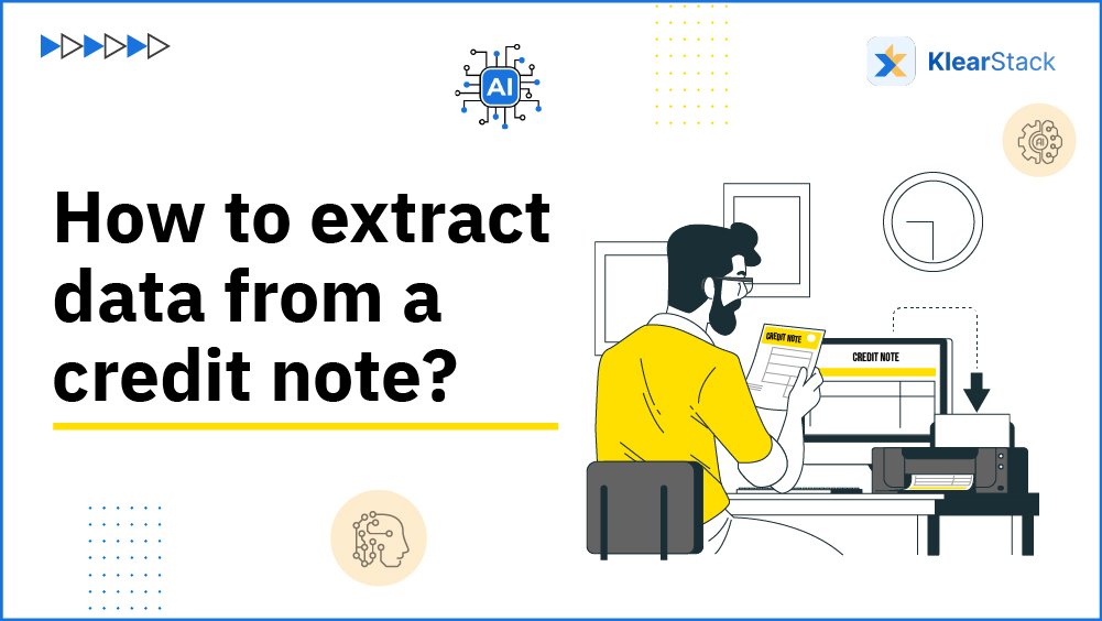 How to extract data from a credit note?