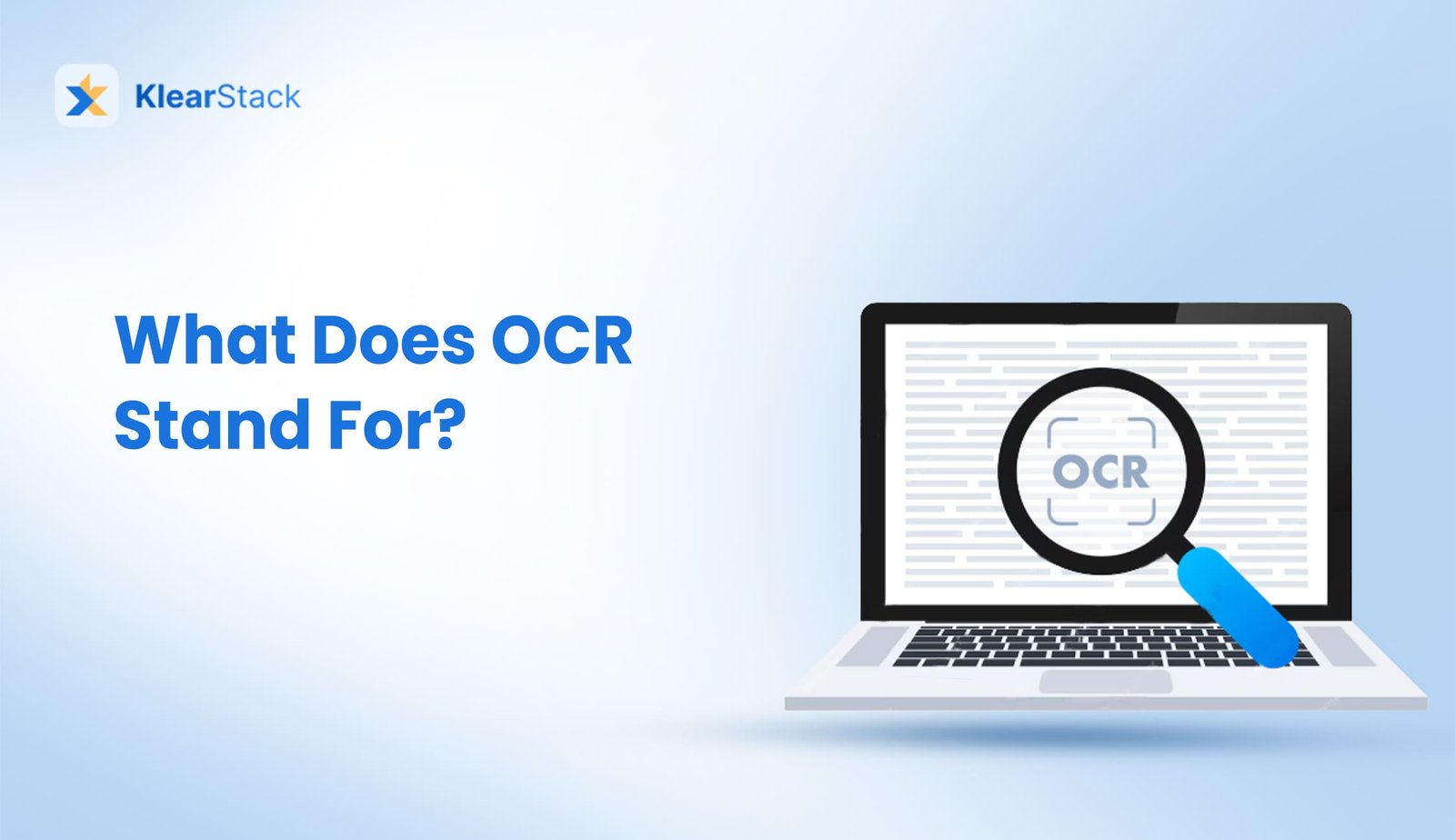 What Does OCR Stand For?